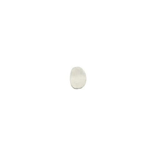 Fine Silver, Hill Tribe Bead, 20.0mm Width by 4.5mm Length by 27.6mm Height, Oval Bead. Quantity per pack: 2 Pieces.