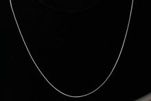 Load image into Gallery viewer, Sterling Silver, 0.7mm Width / Length, 16 Inch Square Regular Snake Chain with 6.0mm Width / Length by 1.4mm Thick, Smooth Spring Ring Clasp. Quantity Per Pack: 1 Piece.