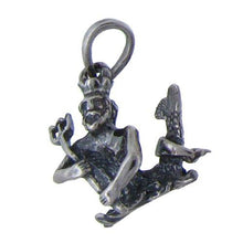 Load image into Gallery viewer, Sterling Silver Oxidized, 16.0mm Width by 8.3mm Length by 17.5mm Height, Pisces Charm. Quantity Per Pack: 1 Piece.