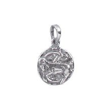 Load image into Gallery viewer, Sterling Silver Oxidized, 13.8mm Width by 2.2mm Length by 13.8mm Height, Wild Goat / Capricorn Charm. Quantity Per Pack: 1 Piece.