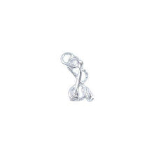 Load image into Gallery viewer, Sterling Silver, 6.5mm Width by 1.5mm Length by 13.3mm Height, Shovel Pair Charm. Quantity Per Pack: 6 Pieces.