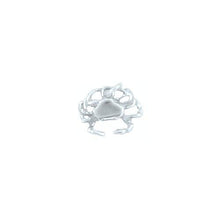 Load image into Gallery viewer, Sterling Silver Oxidized, 12.5mm Width by 2.8mm Length by 10.2mm Height, Crab / Cancer Charm. Quantity Per Pack: 4 Pieces.