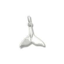 Load image into Gallery viewer, Sterling Silver Oxidized, 16.7mm Width by 2.0mm Length by 17.5mm Height, Tail Pendant. Quantity Per Pack: 5 Pieces.