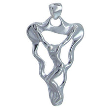 Load image into Gallery viewer, Sterling Silver, 23.5mm Width by 5.3mm Length by 37.1mm Height, Jesus Pendant. Quantity Per Pack: 1 Piece.
