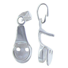 Load image into Gallery viewer, Sterling Silver, 8.4mm Width by 21.4mm Length by 8.7mm Height, High Heel Charm. Quantity Per Pack: 2 Pieces.