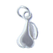 Load image into Gallery viewer, Sterling Silver, 7.0mm Width by 3.1mm Length by 13.7mm Height, Pear Charm. Quantity Per Pack: 4 Pieces.