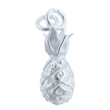 Load image into Gallery viewer, Sterling Silver, 7.0mm Width by 7.1mm Length by 20.5mm Height, Pineapple Charm. Quantity Per Pack: 1 Piece.