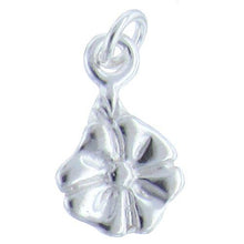 Load image into Gallery viewer, Sterling Silver, 9.5mm Width by 2.1mm Length by 15.9mm Height, Flower Charm. Quantity Per Pack: 4 Pieces.