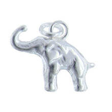 Load image into Gallery viewer, Sterling Silver, 17.8mm Width by 4.1mm Length by 14.1mm Height, Elephant Charm. Quantity Per Pack: 1 Piece.
