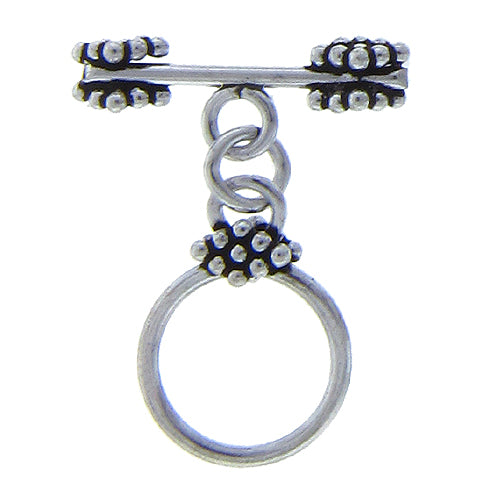 German Silver Oxidized, 10.5mm Width by 10.4mm Length by 10.1mm Height, Fancy Round Bali Bead. Quantity per pack: 3 Pieces.