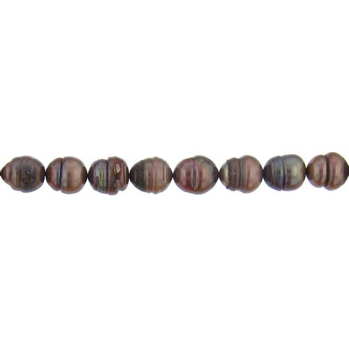 Bronze, 11.0mm Width by 11.0mm Length by 12.5mm Height, Circled Pearl Bead. Quantity per pack: 33 Pieces.