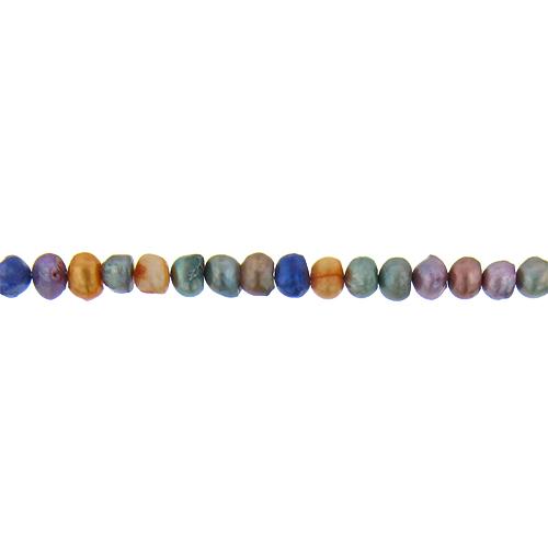 Multicolor, 10.0mm Width by 9.0mm Length by 7.5mm Height, Potato Pearl Bead. Quantity per pack: 58 Pieces.