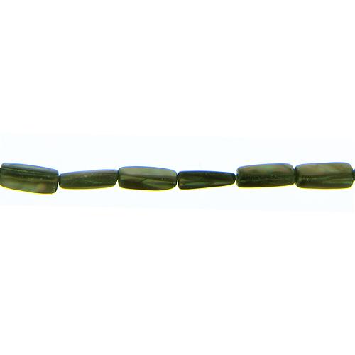 Gray, 7.0mm Width by 5.5mm Length by 15.5mm Height, Branch Shell Bead. Quantity per pack: 27 Pieces.
