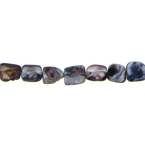 Mauve, 12.0mm Width by 9.5mm Length by 15.0mm Height, Baroque Shell Bead. Quantity per pack: 28 Pieces.