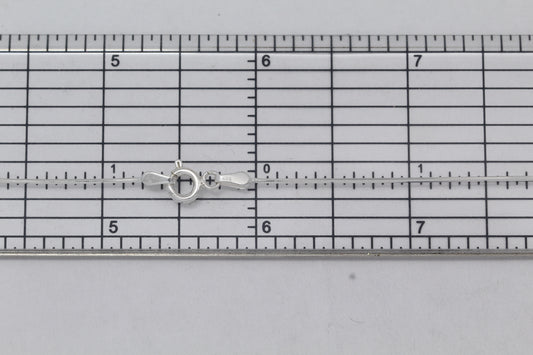 Sterling Silver, 0.7mm Width / Length, 16 Inch Square Regular Snake Chain with 6.0mm Width / Length by 1.4mm Thick, Smooth Spring Ring Clasp and Tags Ends. Quantity Per Pack: 1 Piece.