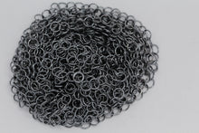 Load image into Gallery viewer, Sterling Silver Black Diamond, 5.0mm Width / Length, 18 Inch Circle Chain with 5.0mm Width / Length by 1.0mm Thick, Smooth Spring Ring Clasp. Quantity Per Pack: 1 Piece.