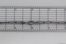 Load image into Gallery viewer, Sterling Silver Black Diamond, 3.8mm Width by 13.1mm Length, 24 Inch Flat Elongated Cable Chain with 11.5mm Length by 2.1mm Thick, Oval Trigger Lobster Clasp. Quantity Per Pack: 1 Piece.