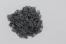 Load image into Gallery viewer, Sterling Silver Black rhodium, 3.8mm Width by 9.8mm Length, 18 Inch Elongated Cable Chain with 8.5mm Length by 2.1mm Thick, Oval Trigger Lobster Clasp. Quantity Per Pack: 1 Piece.