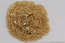 Load image into Gallery viewer, Gold Filled, 2.6mm Width by 5.8mm Length, 18 Inch Elongated Cable Chain with 8.5mm Length by 2.1mm Thick, Oval Trigger Lobster Clasp. Quantity Per Pack: 1 Piece.