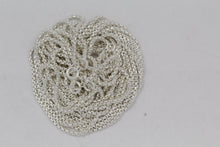 Load image into Gallery viewer, Sterling Silver, 1.8mm Width / Length, 24 Inch Rounded Box Chain with 6.0mm Width / Length by 1.4mm Thick, Smooth Spring Ring Clasp. Quantity Per Pack: 1 Piece.