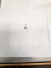 Load image into Gallery viewer, Sterling Silver, 8.1mm Width by 1.8mm Length by 16.0mm Height, Lock Charm. Quantity Per Pack: 4 Pieces.