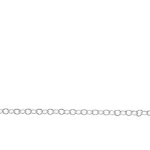Load image into Gallery viewer, Chain by Foot. Sterling Silver 1.5mm Width by 2.0mm Length, Cable Chain. Price per: 1 Foot.