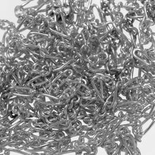 Load image into Gallery viewer, Sterling Silver Three of 1.7mm Width by 2.5mm Length Links Followed by 1.7mm Width by 4.6mm Length Long Link, Figaro Chain. Price per: 1 Foot.