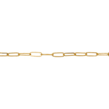 Load image into Gallery viewer, Chain by Foot. 14kt Gold Filled 2.0mm Width by 5.0mm Length, Flat Cable Chain. Price per: 1 Foot.
