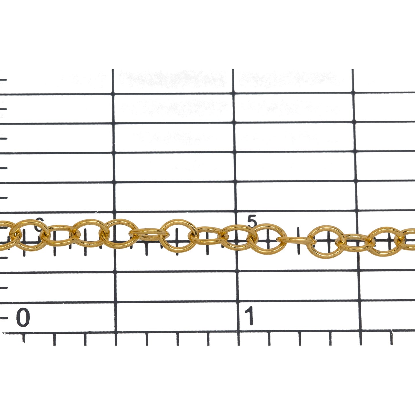 14kt Gold Filled 3.6mm Width by 4.0mm Length, Cable Chain. Price per: 1 Foot.