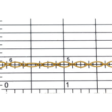 Load image into Gallery viewer, 14kt Gold Filled 2.7mm Width by 5.4mm Length, Oval Long and Short Chain. Price per: 1 Foot.