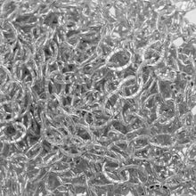 Load image into Gallery viewer, Sterling Silver 2.7mm Width by 3.9mm Length Flat Corrugated Cable Chain. Price per: 1 Foot.