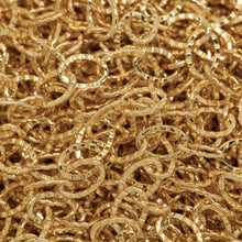 Load image into Gallery viewer, 14kt Gold Filled 2.7mm Width by 3.9mm Length Flat Corrugated Cable Chain. Price per: 1 Foot.