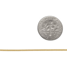 Load image into Gallery viewer, 14kt Gold Filled 1.0mm Width by 1.26mm Length, Curb Chain. Price per: 1 Foot.
