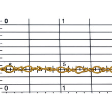 Load image into Gallery viewer, 14kt Gold Filled 2.7mm Width by 4.8mm Length Oval Curb Link, Figure 8 Chain. Price per: 1 Foot.