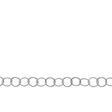 Load image into Gallery viewer, Chain by Foot. Sterling Silver 3.4mm Width / Length Twisted Round Circle Chain. Price per:1 Foot.