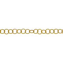 Load image into Gallery viewer, Chain by Foot. 14kt Gold Filled 3.4mm Width / Length Twisted Round Circle Chain. Price per:1 Foot.