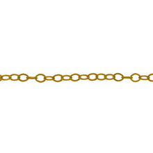 Load image into Gallery viewer, Chain by Foot. 14kt Gold Filled 2.0mm Width by 3.0mm Length, Flat Cable Chain. Price per: 1 Foot.