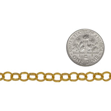 Load image into Gallery viewer, 14kt Gold Filled 5.1mm Width / Length, Smooth Rolo Chain. Price per: 1 Foot.