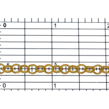 Load image into Gallery viewer, 14kt Gold Filled 5.1mm Width / Length, Smooth Rolo Chain. Price per: 1 Foot.