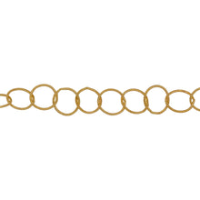 Load image into Gallery viewer, Chain by Foot. 14kt Gold Filled 7.0mm Width / Length Twisted Circle Chain. Price per: 1 Foot.