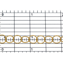 Load image into Gallery viewer, 14kt Gold Filled 7.0mm Width / Length Twisted Circle Chain. Price per: 1 Foot.