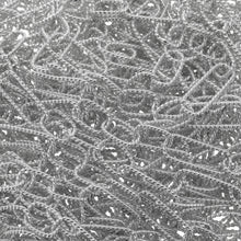 Load image into Gallery viewer, Sterling Silver Three of 6.0mm Width by 9.0mm Length Followed by One of 6.0mm Width by 15.0mm Length, Rectangular Twisted Long and Short Chain. Price per: 1 Foot.