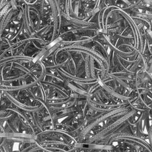 Load image into Gallery viewer, Sterling Silver Oxidized 10.0mm Width by 19.2mm Length, Triple Textured Oval Links Followed by Three Plain Oval Links 7.5mm Width by 13.9mm Length, Fancy Chain. Price per: 1 Foot.