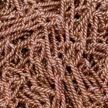 Load image into Gallery viewer, 14kt Gold Filled - Rose Gold 4.0mm Width by 12.5mm Length Larger Twisted Rectangular Link Followed by Three of 4.0mm Width by 7.0mm Length Smaller Twisted Rectangular Links, Long and Short Chain. Price per: 1 Foot.