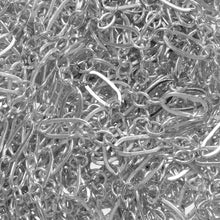 Load image into Gallery viewer, Sterling Silver 2.4mm Width by 5.4mm Length, Flat Oval Link follwed by Three of 1.8mm Width by 2.1mm Length Smooth Oval Links, Long and Short Chain. Price per: 1 Foot.