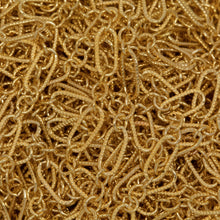 Load image into Gallery viewer, 14kt Gold Filled 2.5mm Width by 6.0mm Length Corrugated Larger Oval Link Connected to Three of 1.5mm Width by 2.0mm Length Smaller Oval Links with Middle Link being Corrugated Link, Long and Short Chain. Price per: 1 Foot.