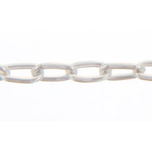 Load image into Gallery viewer, Sterling Silver 1.72mm Width by 3.50mm Length, Smooth Oval Cable Chain. Price per: 1 Foot.