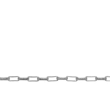 Load image into Gallery viewer, Chain by Foot. Sterling Silver 1.8mm Width by 4.2mm Length, Elongated Box Chain. Price per: 1 Foot.