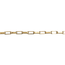 Load image into Gallery viewer, Chain by Foot. 14kt Gold Filled 1.8mm Width by 4.2mm Length, Elongated Box Chain. Price per: 1 Foot.