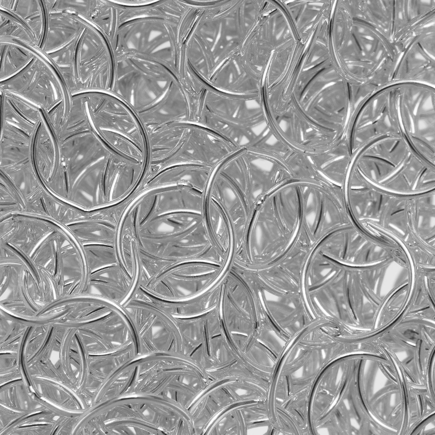 Sterling Silver 7.0mm Width / Length Smooth Circle Chain. Price per: 1 Foot.